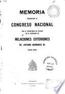 Memoria ...