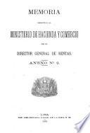 Memoria que presenta al Congreso de ... el Ministro de Hacienda y Comercio