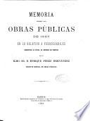 Memoria sobre las obras públicas de 1883 en lo relativo a ferrocarriles