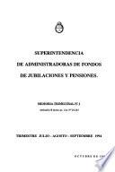 Memoria trimestral