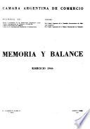 Memoria y balance