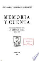 Memoria y cuenta