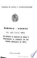 Memoria y cuenta - Ministerio de Minas e Hidrocarburos