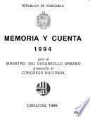 Memoria y cuenta - Ministerio del Desarrollo Urbano