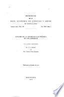 Memorias de la Real Academia de Ciencias y Artes de Barcelona