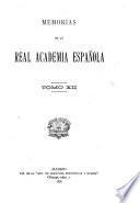 Memorias de la Real academia española