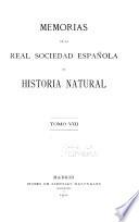 Memorias de la Real Sociedad Española de Historia Natural