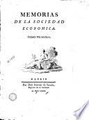Memorias de la Sociedad Economica
