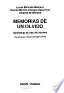 Memorias de un olvido