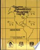 Memorias del Congreso Interamericano de Producción Caprina