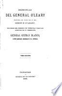 Memorias del general O'Leary