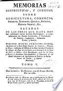 Memorias instructivas y curiosas, sobre agricultura, comercio, industria, economía, química, botánica, historia natural ...