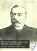 Memorias y revista de la Sociedad Científica Antonio Alzate.