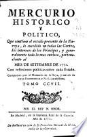 Mercurio histórico y político