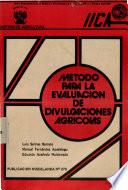 Método para la evaluación de divulgaciones agrícolas