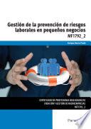 MF1792_2 - Gestión de la prevención de riesgos laborales en pequeños negocios