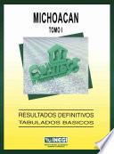 Michoacán. Conteo de Población y Vivienda, 1995. Resultados definitivos. Tabulados básicos. Tomo I