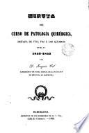 Minuta del curso de patología quirúrgica