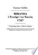 Miranda en Suecia 1787