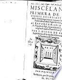 Miscelanea primera de oraciones eclesiasticas