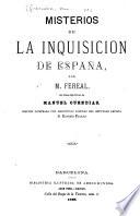 Misterios de la Inquisicion de España