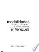Modalidades corporativas y contractuales de inversión internacional en Venezuela