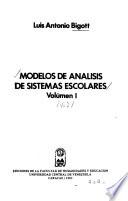 Modelos de análisis de sistemas escolares