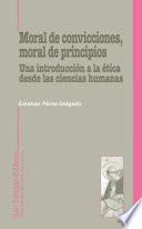 Moral de convicciones, moral de principios