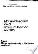 Movimiento natural de la población española