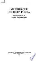 Mujeres que escriben poesía