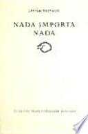 Nada importa nada