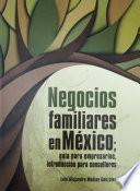 Negocios familiares en México