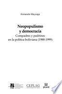 Neopopulismo y democracia