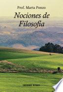Nociones de Filosofía