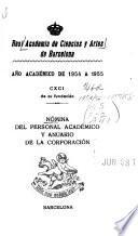 Nómina del Académico