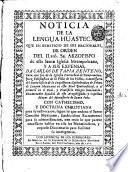 Noticia de la lengua huasteca