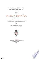 Noticias históricas de la Nueva España