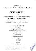 Nouveau recueil général de traités et autres actes relatifs aux rapports de droit international