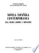 Novela española contemporánea