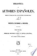 Novelistas posteriores a Cervantes
