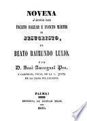 Novena... al Beato Raimundo Lulio