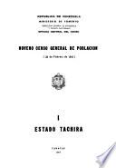 Noveno censo general de población: Estado Táchira