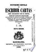 Novísimo estilo de escribir cartas sobre cualesquiera clase de asuntos