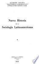Nueva historia de la sociología latino-americana