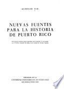 Nuevas fuentes para la historia de Puerto Rico