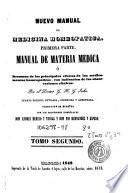 Nuevo manual de medicina homeopatica