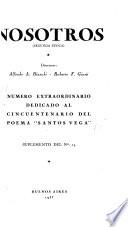 Número extraordinario dedicado al cincuentenario del poema Santos Vega