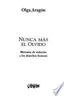 Nunca más el olvido