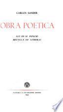 Obra poética: Luz en el espacio