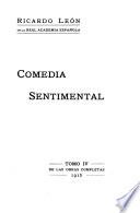 Obras completas: Comedia sentimental